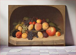 Πίνακας, Fruit Still Life (ca. 1849) by Robert Seldon Duncanson
