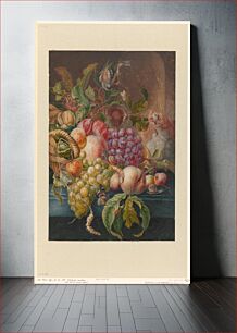 Πίνακας, Fruitstilleven, by Herman Henstenburgh (1667–1726)