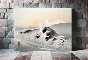 Πίνακας, Fuji seen from the sea (1903–1907) by Ogata Gekko