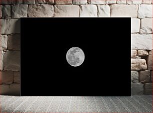 Πίνακας, Full Moon in Black Sky Πανσέληνος στον μαύρο ουρανό