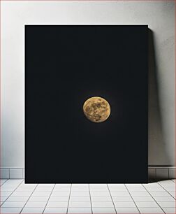 Πίνακας, Full Moon in Night Sky Πανσέληνος στον νυχτερινό ουρανό