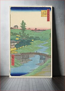 Πίνακας, Furukawa River, Hiroo,( Furukawa Hiroo) From the Series One Hundred Famous views of Edo, by Utagawa Kuniyoshi