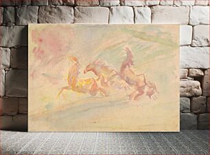 Πίνακας, Galloping horses by Arnold Peter Weisz Kubínčan