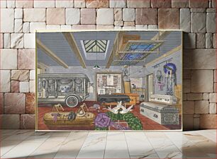 Πίνακας, Garage of Funeral Parlor (1917, 1935–1942) by Perkins Harnly