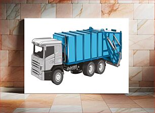 Πίνακας, Garbage truck drawing