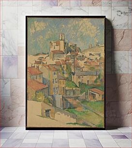 Πίνακας, Gardanne by Paul Cézanne