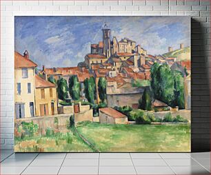 Πίνακας, Gardanne (Horizontal View) (Gardanne [vue horizontale]) (ca. 1885) by Paul Cézanne