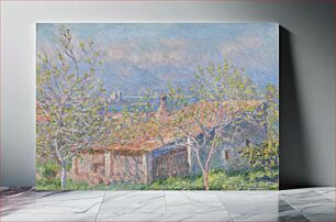 Πίνακας, Gardener's House at Antibes (1888) by Claude Monet