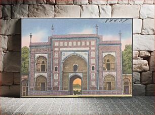 Πίνακας, Gateway of the tomb of Emperor Tahagiz, Shahdra, Lahone Lahore, Pakistan