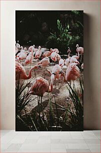 Πίνακας, Gathering of Flamingos Συγκέντρωση Φλαμίνγκο