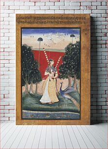 Πίνακας, Gauri Ragini, First Wife of Malkos Raga, Folio from a Ragamala (Garland of Melodies)