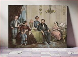 Πίνακας, General Grant and His Family--Respectfully Dedicated to the People of the United States, John Smith