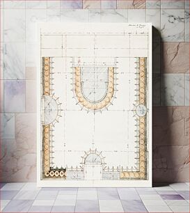 Πίνακας, General plan of the mosaic for Fouquet jewelry store by Alphonse Maria Mucha (1869–1939)