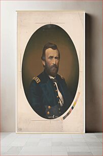 Πίνακας, [General Ulysses S. Grant, head-and-shoulders portrait, facing slightly right, in oval]