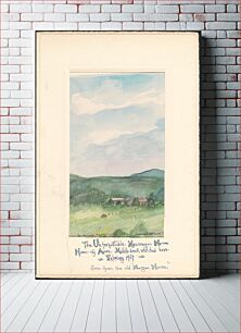 Πίνακας, Genevieve Hutchinson Poetry and Watercolor Commemorating Messenger Family