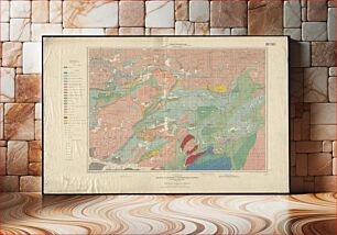 Πίνακας, Geological map of portions of Hastings, Haliburton and Peterborough Counties, Province of Ontario : (Bancroft map)