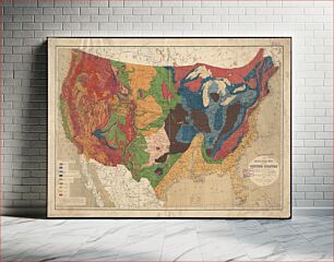 Πίνακας, Geological map of the United States
