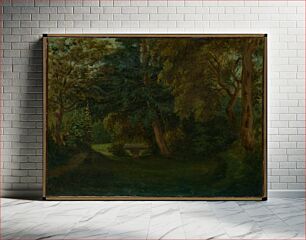 Πίνακας, George Sand's Garden at Nohant by Eugène Delacroix