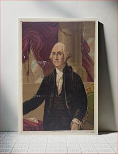 Πίνακας, "George Washington" / A. Weidenbach