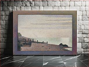 Πίνακας, Georges-Pierre Seurat - Honfleur, un soir, embouchure de la Seine