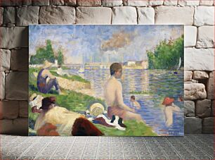 Πίνακας, Georges Seurat's Final Study for “Bathers at Asnières” (1883)