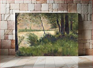 Πίνακας, Georges Seurat's Grassy Riverbank (1881–1882)