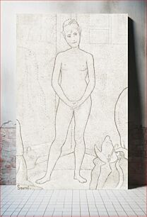 Πίνακας, Georges Seurat's The Models (1888)