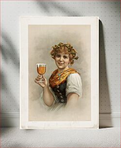 Πίνακας, German bar-maid
