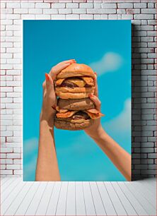 Πίνακας, Giant Burger under Blue Sky Giant Burger κάτω από το Blue Sky