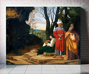 Πίνακας, Giorgione's Three Philosophers (1508-1509)