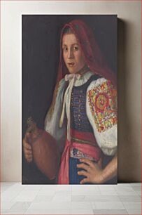 Πίνακας, Girl from trenčín (girl from teplá), Stefan Straka