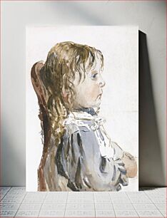 Πίνακας, Girl in a Pinafore by David Cox