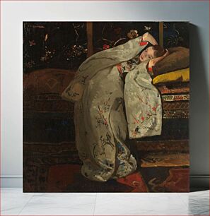 Πίνακας, Girl in a White Kimono (1894) by George Hendrik Breitner