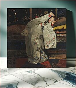 Πίνακας, Girl in a White Kimono (1894) by George Hendrik Breitner