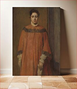 Πίνακας, Girl in Red (ca. 1866) by Edgar Degas