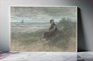 Πίνακας, Girl in the Dunes by Jozef Israëls