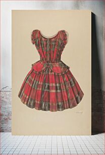 Πίνακας, Girl's Dress, 1935/1942 by Virginia Berge