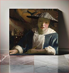 Πίνακας, Girl with a Flute (ca. 1665–1675) attributed to Johannes Vermeer