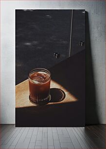 Πίνακας, Glass of Iced Coffee Ποτήρι παγωμένος καφές