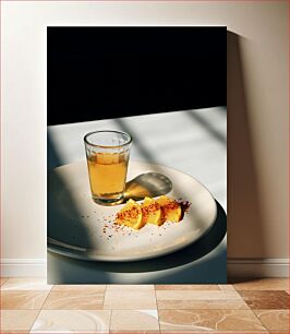 Πίνακας, Glass with Lemon Slices Ποτήρι με φέτες λεμονιού