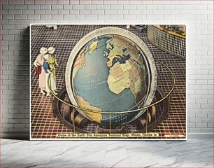 Πίνακας, Globe of the earth, Pan American terminal building, Miami, Florida