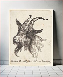 Πίνακας, Goat's head facing left