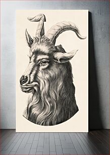 Πίνακας, Goat's head representing bock beer (1880)
