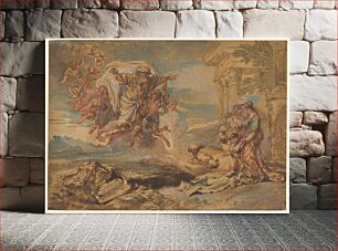 Πίνακας, God the Father Appearing to Jacob by Giovanni Benedetto Castiglione (Il Grechetto)