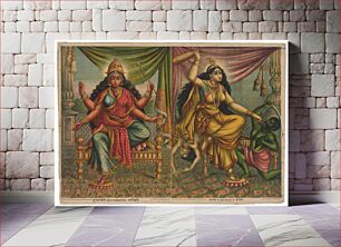 Πίνακας, Goddesses Bhuvanesvari and Bagala