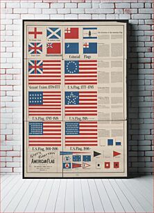Πίνακας, Goff's evolution of the American flag