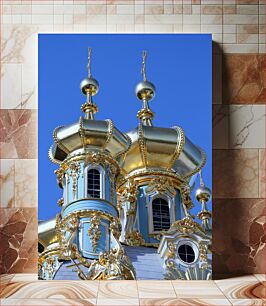 Πίνακας, Gold Adorned Church Χρυσοστολισμένη Εκκλησία