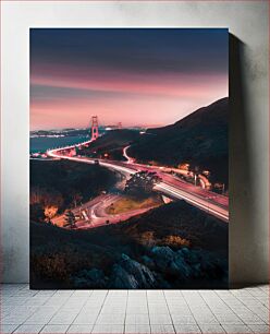 Πίνακας, Golden Gate Bridge at Night Golden Gate Bridge τη νύχτα