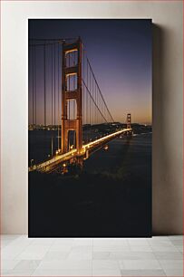 Πίνακας, Golden Gate Bridge at Night Golden Gate Bridge τη νύχτα