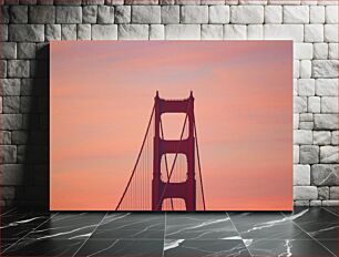 Πίνακας, Golden Gate Bridge at Sunset Γέφυρα Golden Gate στο ηλιοβασίλεμα